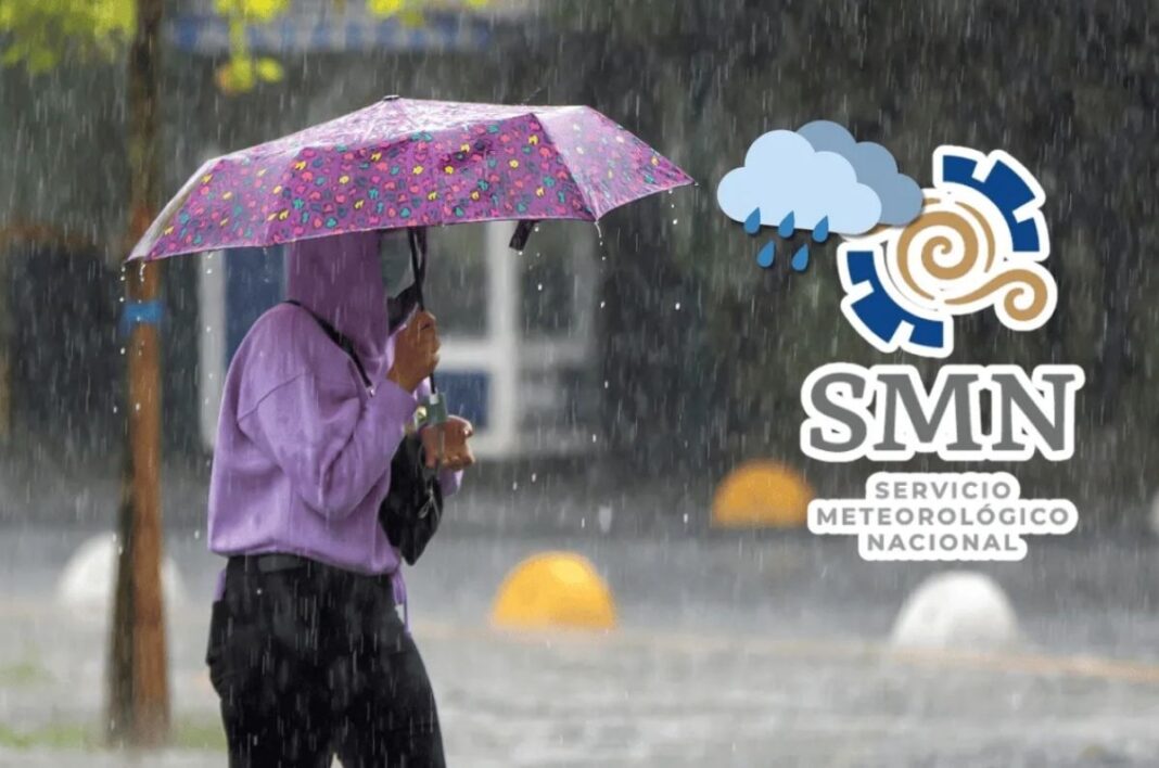 Lluvias fuertes en el centro y noroeste, y onda de calor en el norte este sábado