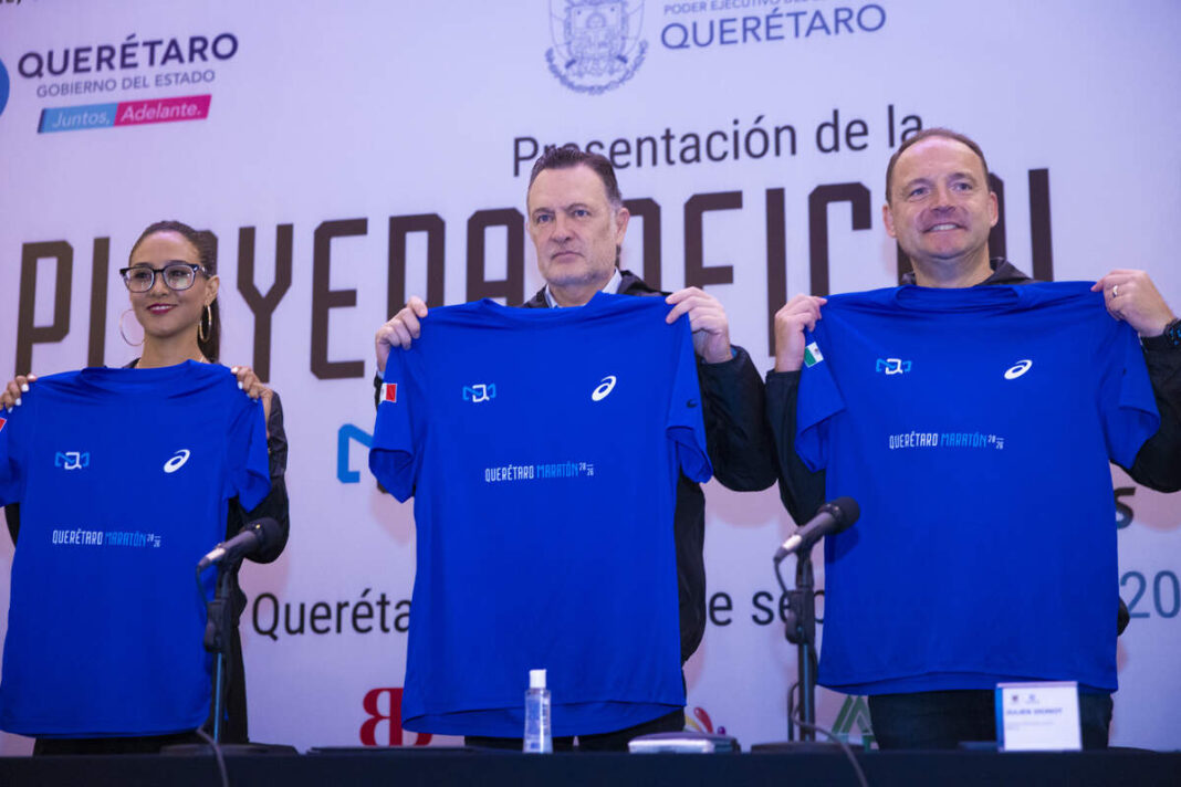 Presentan playera y rutas del Querétaro Maratón 2026