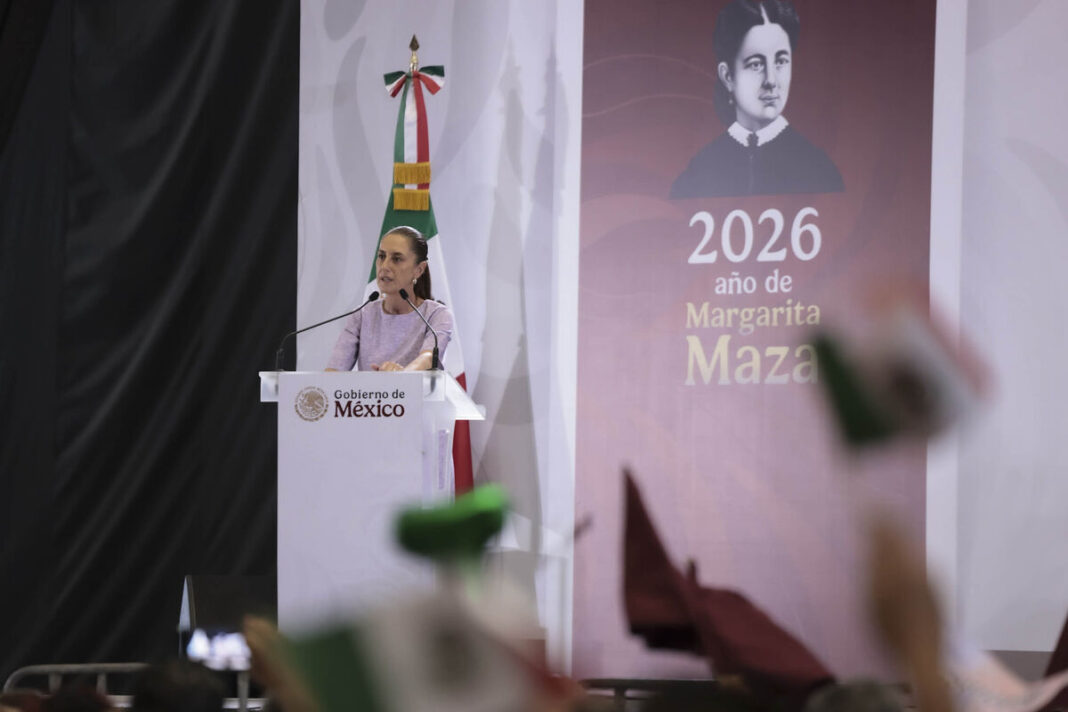 Sheinbaum niega división con López Obrador en acto en Jalisco