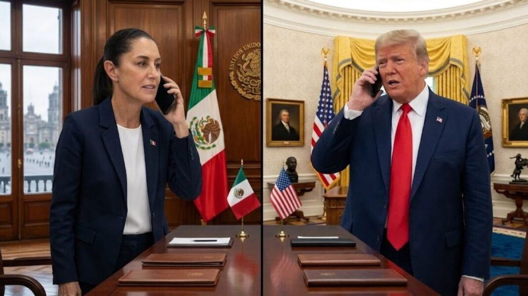 Trump y Sheinbaum conversan por teléfono en medio de la revisión comercial