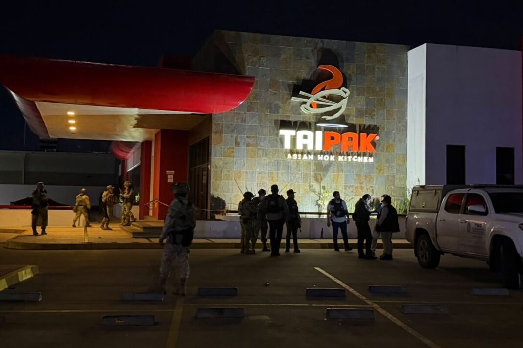 Ataque a balazos en un restaurante de Culiacán deja un muerto y siete heridos