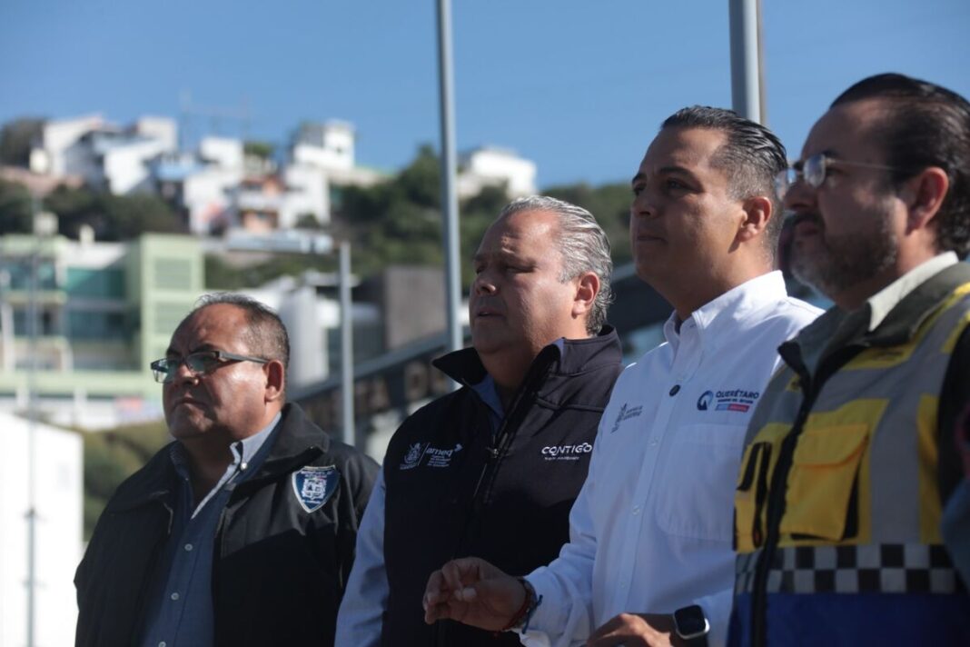 Autoridades de Querétaro inician operativo vial en Prolongación Constituyentes