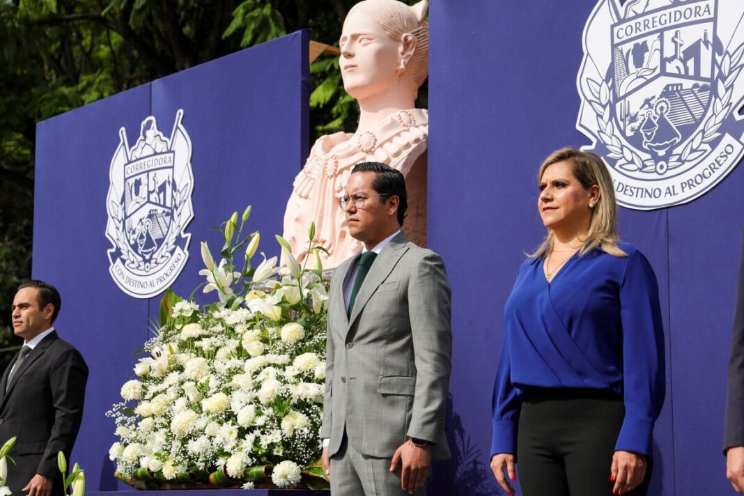 Corregidora conmemora el 258 aniversario natal de Josefa Ortiz de Domínguez
