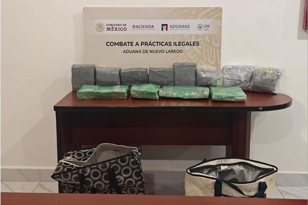 Decomisan 769 mil 755 dólares en la Aduana de Nuevo Laredo, Tamaulipas