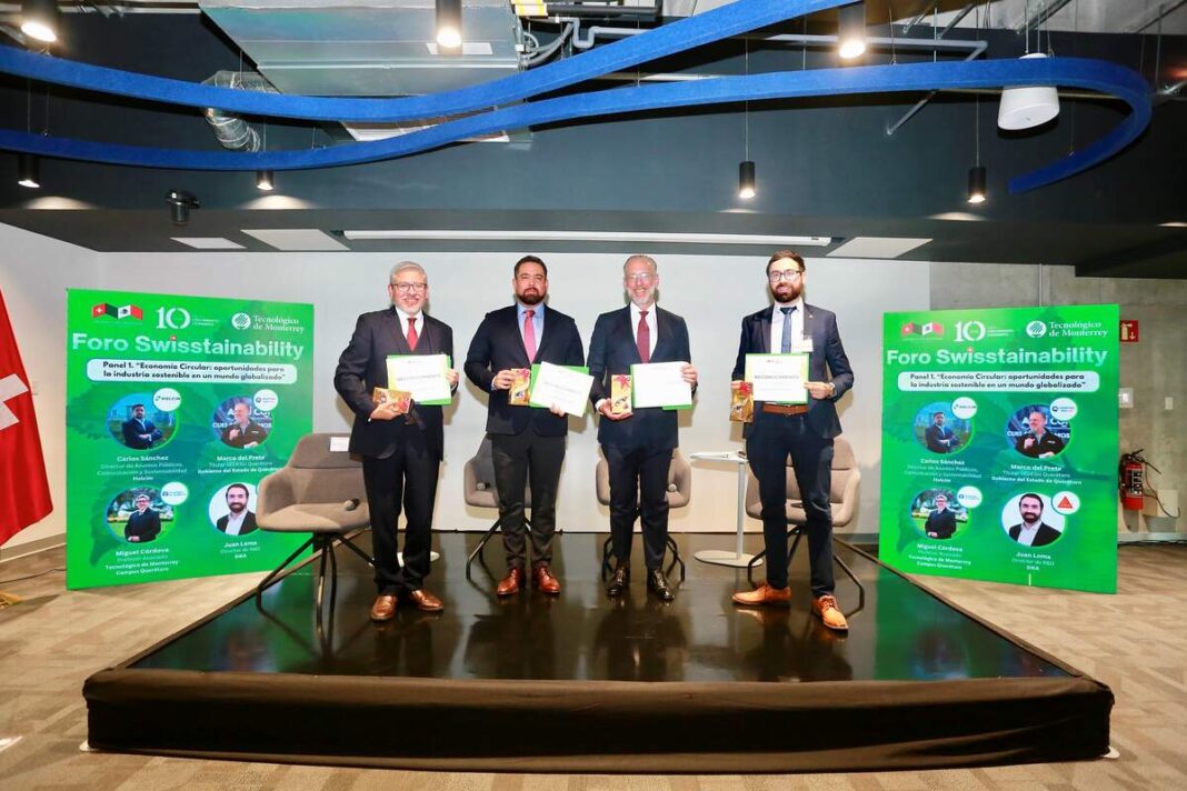 Del Prete resalta economía circular en foro Swisstainability Querétaro