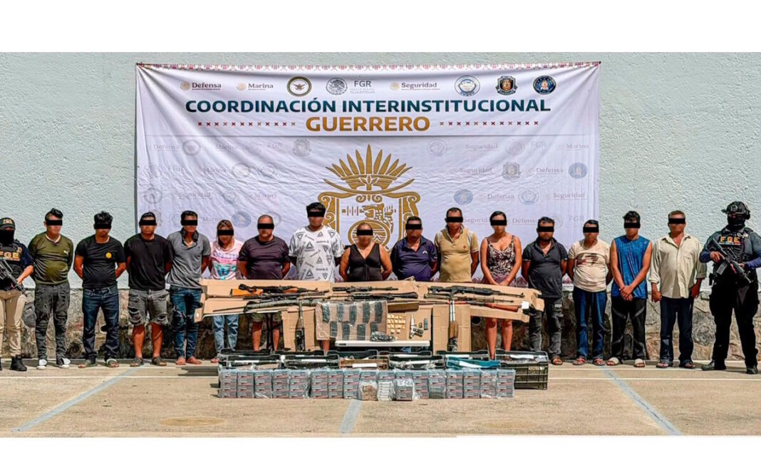 Detienen a 16 presuntos integrantes de ‘Los Ardillos’ en Guerrero