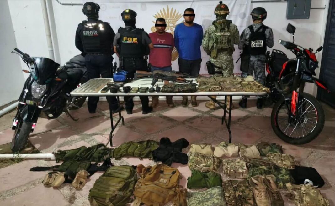 Detienen a dos presuntos integrantes de Los Ardillos tras agresión armada en Chilpancingo