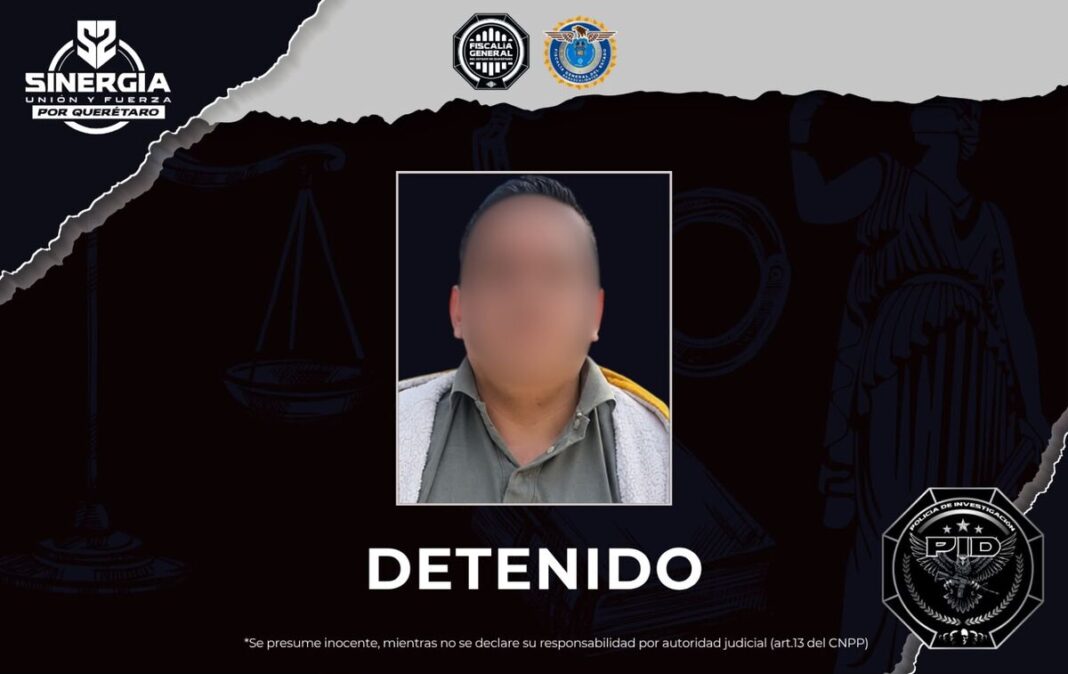 Detienen a Freddy “N” en Querétaro por sustracción de menores