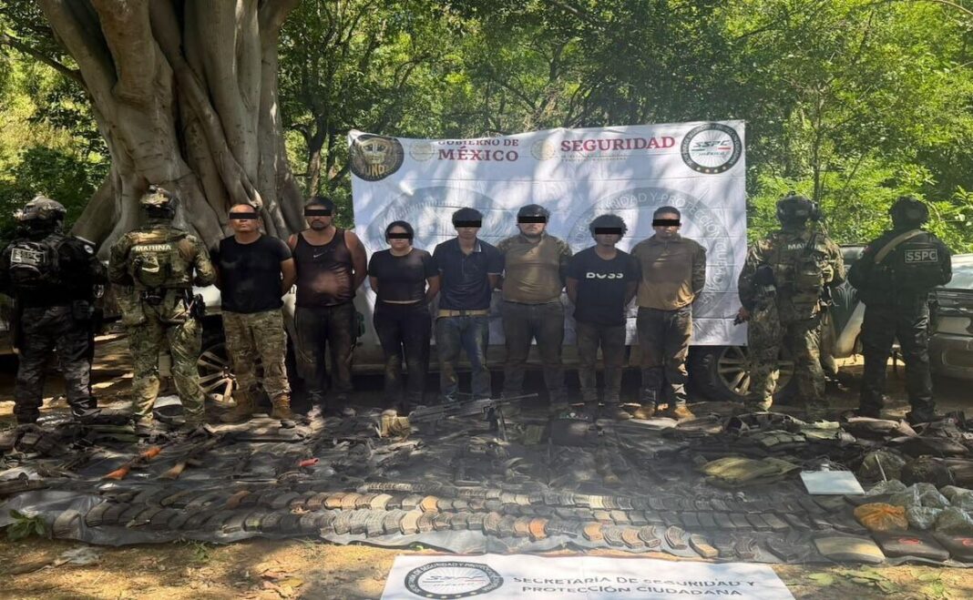 Detienen a nueve presuntos integrantes del Cártel de Sinaloa tras ataque en la sierra