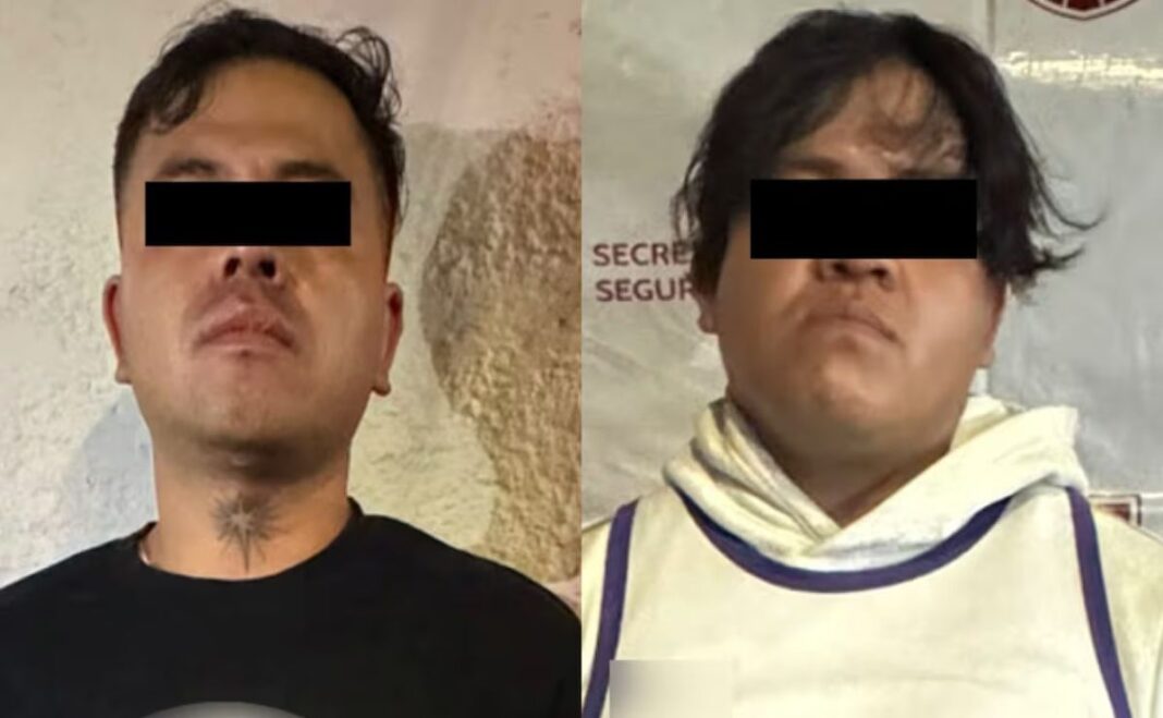 Detienen en Tlalpan a dos presuntos integrantes de Los Mojarras con armas y 253 dosis