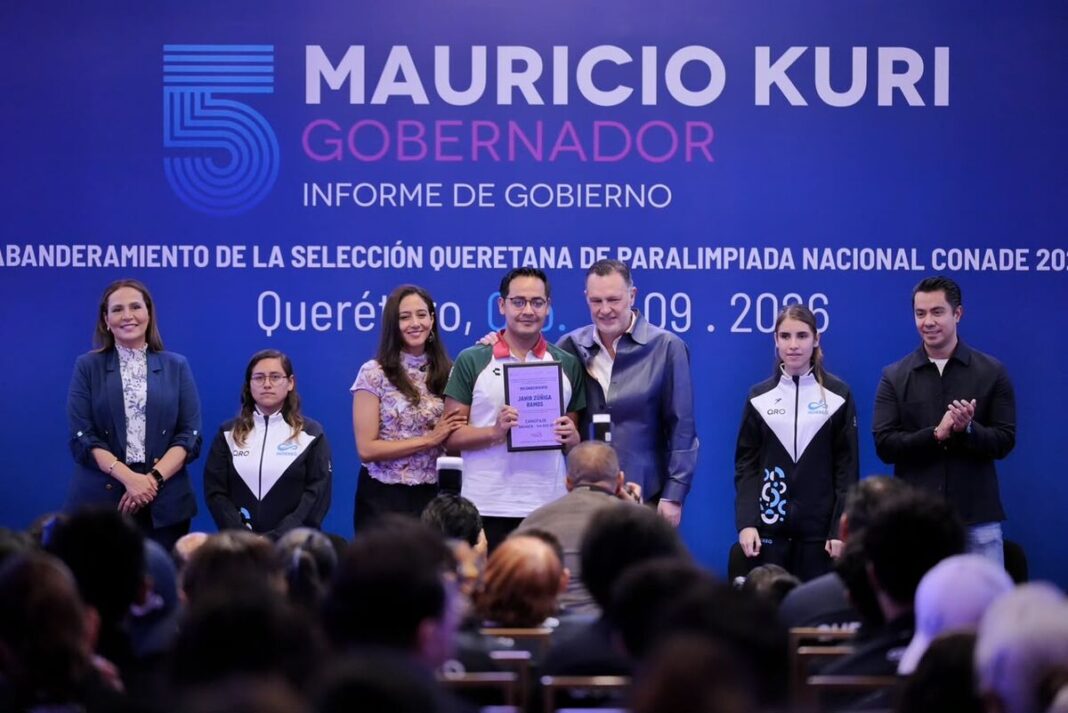 Felifer Macías abanderó a 165 atletas rumbo a Paralimpiada CONADE 2026