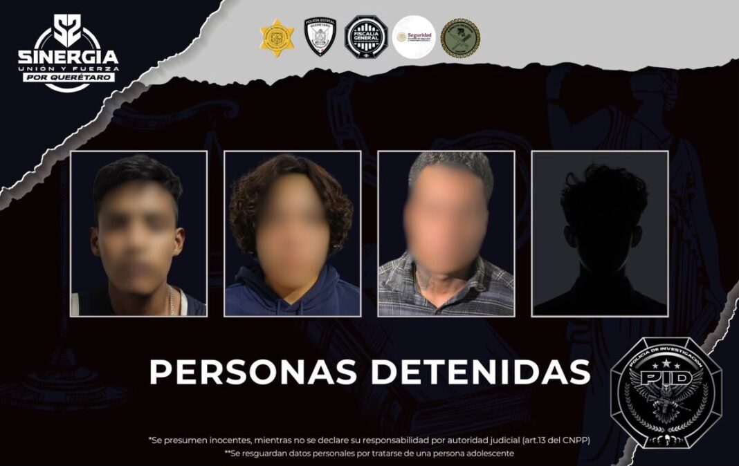 Fiscalía ejecuta cuatro cateos simultáneos y detiene a cuatro personas