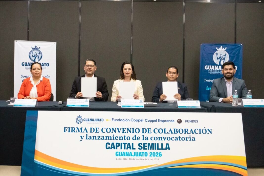 Formalizan en León Coppel Emprende y Capital Semilla 2026 para MIPYMES de Guanajuato