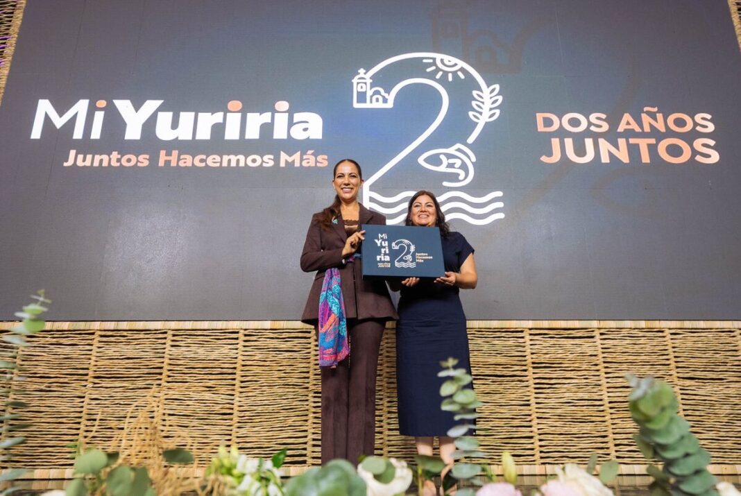 Gobernadora asiste al segundo informe municipal de Yuriria