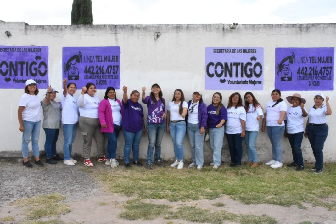 Inicia voluntariado Contigo Mujeres en cinco municipios de Querétaro
