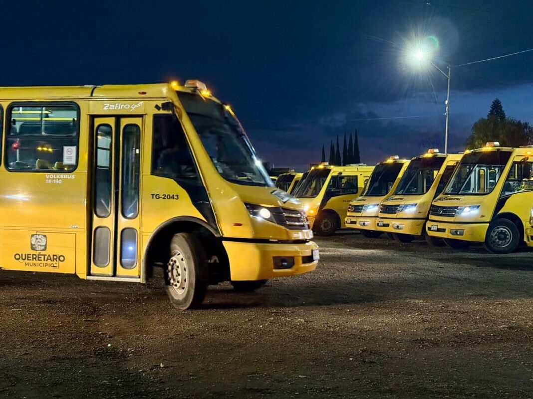 Municipio de Querétaro extiende transporte nocturno el 15 de septiembre