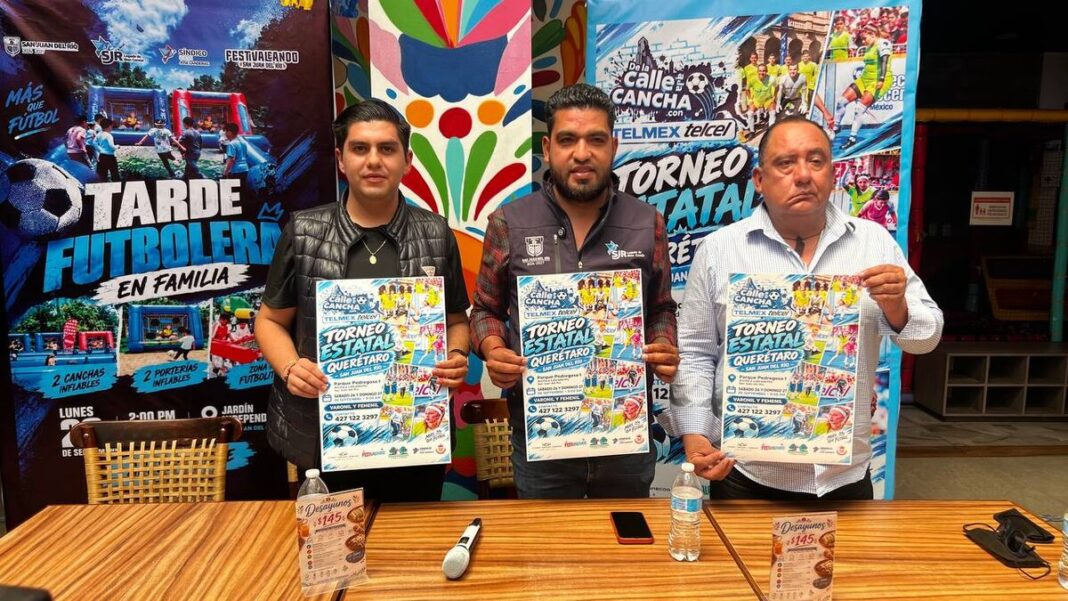 Presentan torneo gratuito de Street Soccer en San Juan del Río