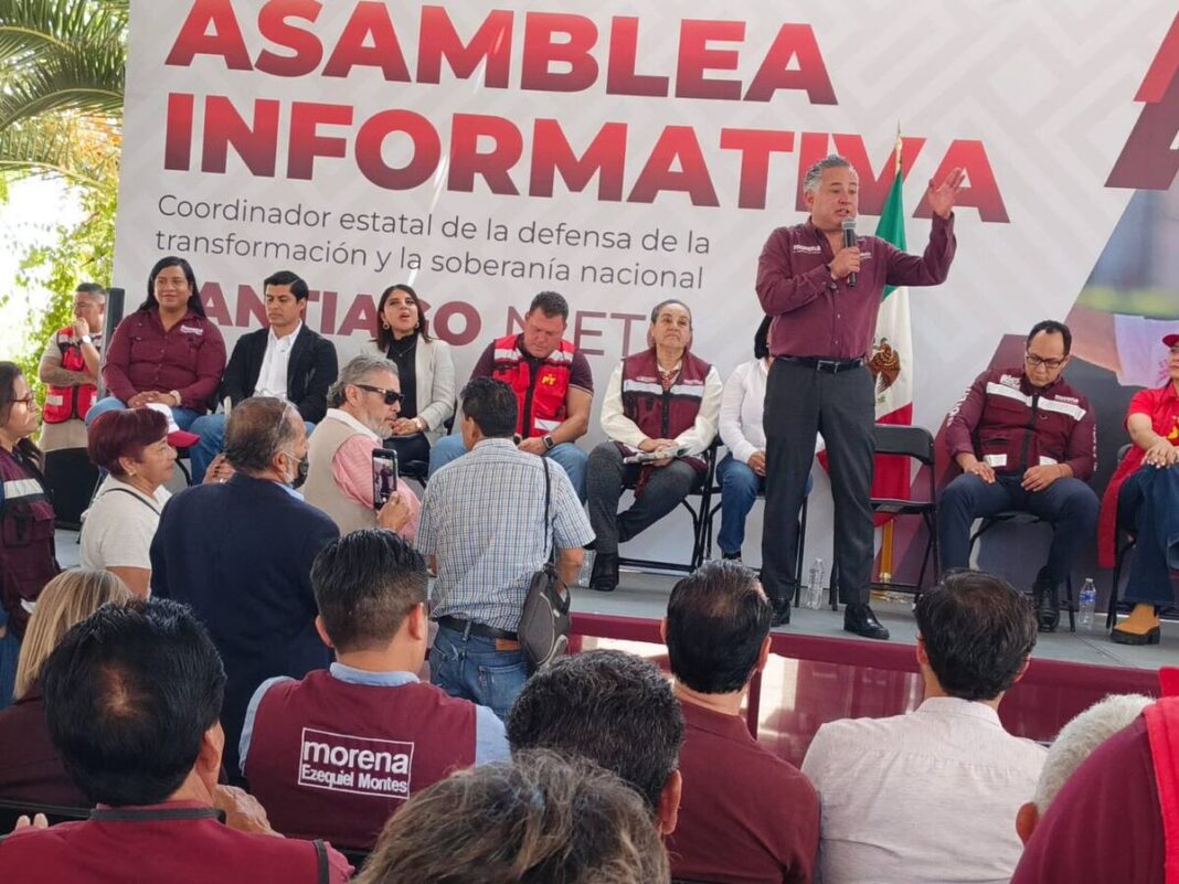 Santiago Nieto llama a la unidad de Morena en Querétaro