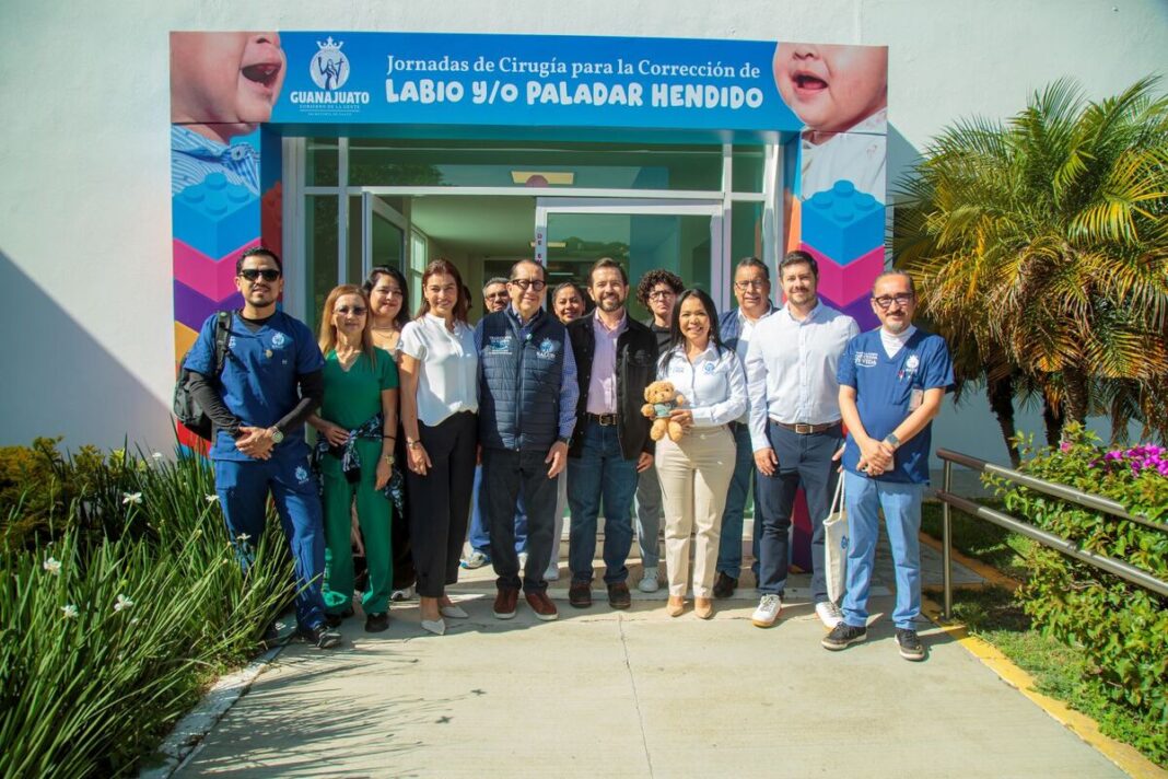 Secretaría de Salud de Guanajuato da de alta a 13 menores operados de fisura palatina