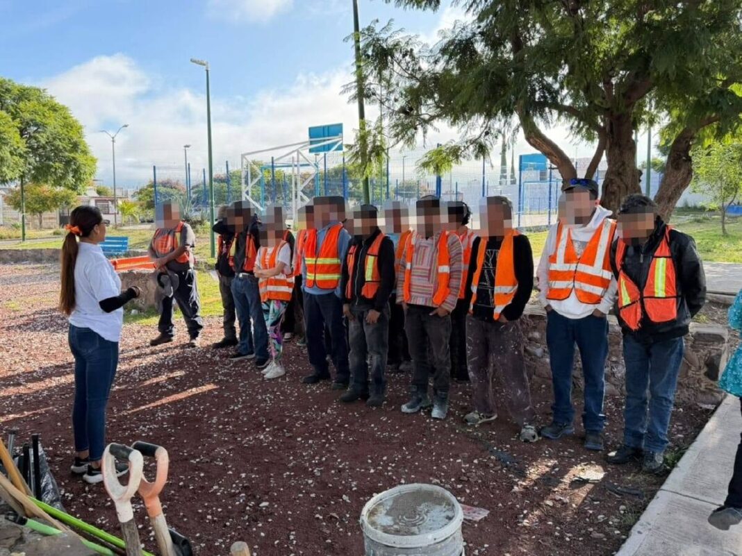 SSPM aplica trabajos comunitarios en el Parque Haciendas de San Juan