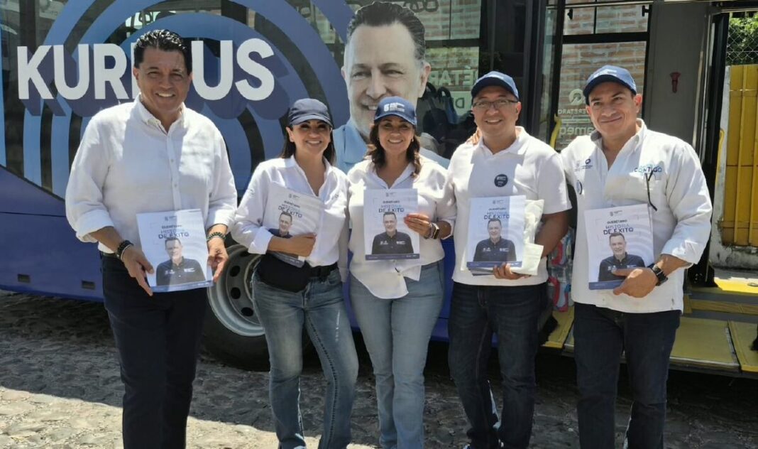 Tania Ruiz encabeza recorridos del Kuri Bus en San Juan del Río