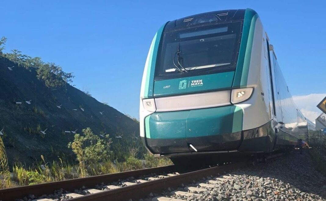Tren Maya registra percance de vía en Campeche; 123 pasajeros resultaron ilesos