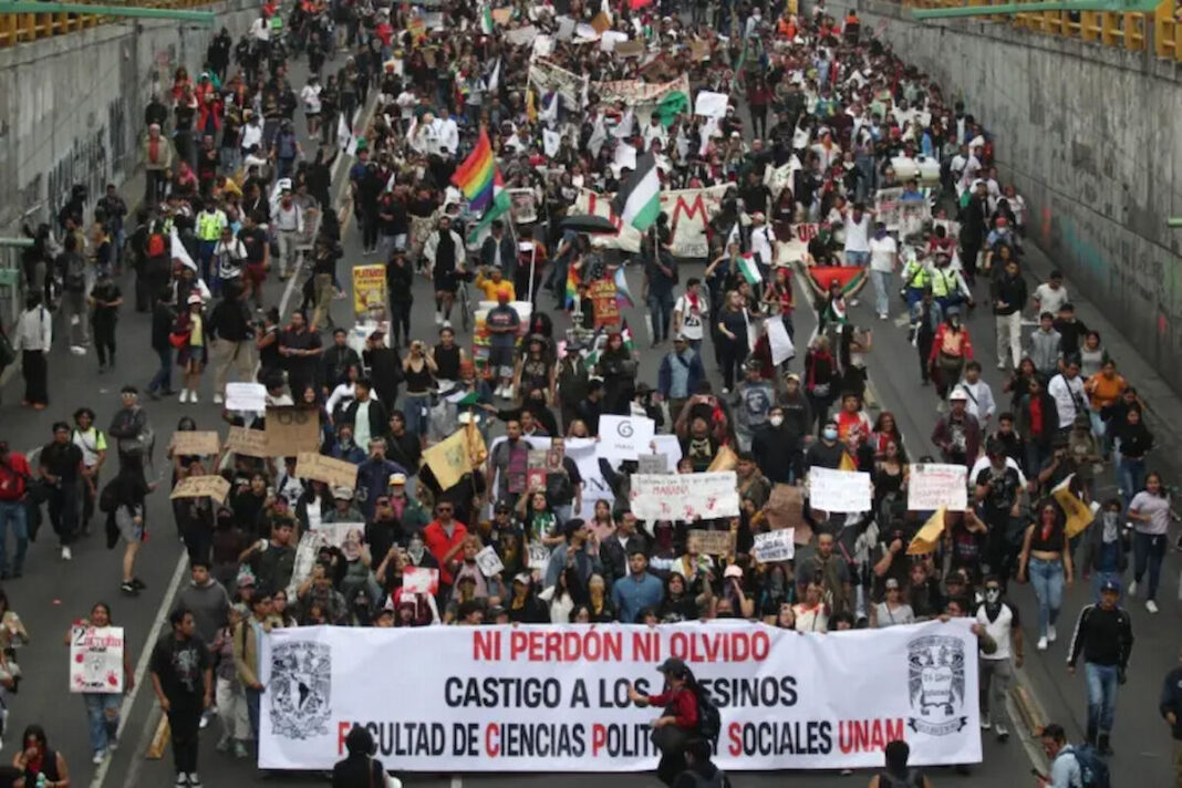 Alerta EE.UU. por posible vandalismo en la marcha del 2 de octubre en la CDMX