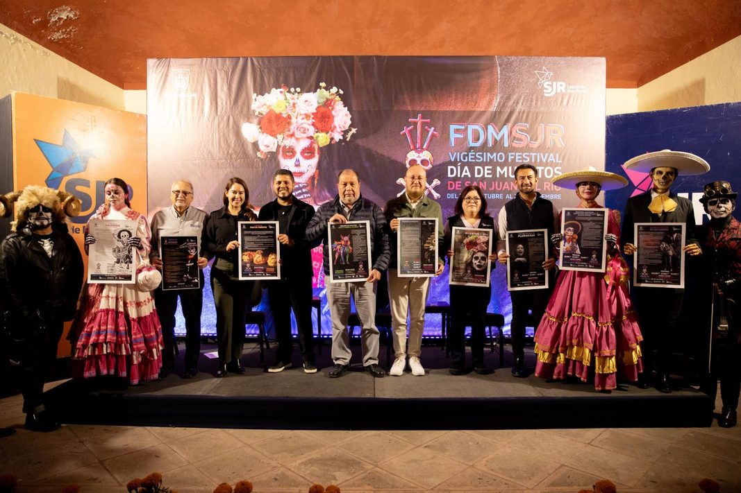 Presentan el 20º Festival de Día de Muertos San Juan del Río 2026
