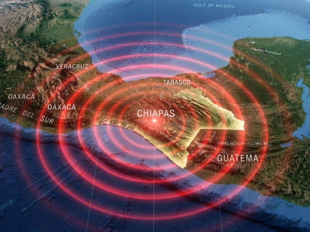Sismo de magnitud 5.2 se registra al suroeste de Mapastepec, Chiapas