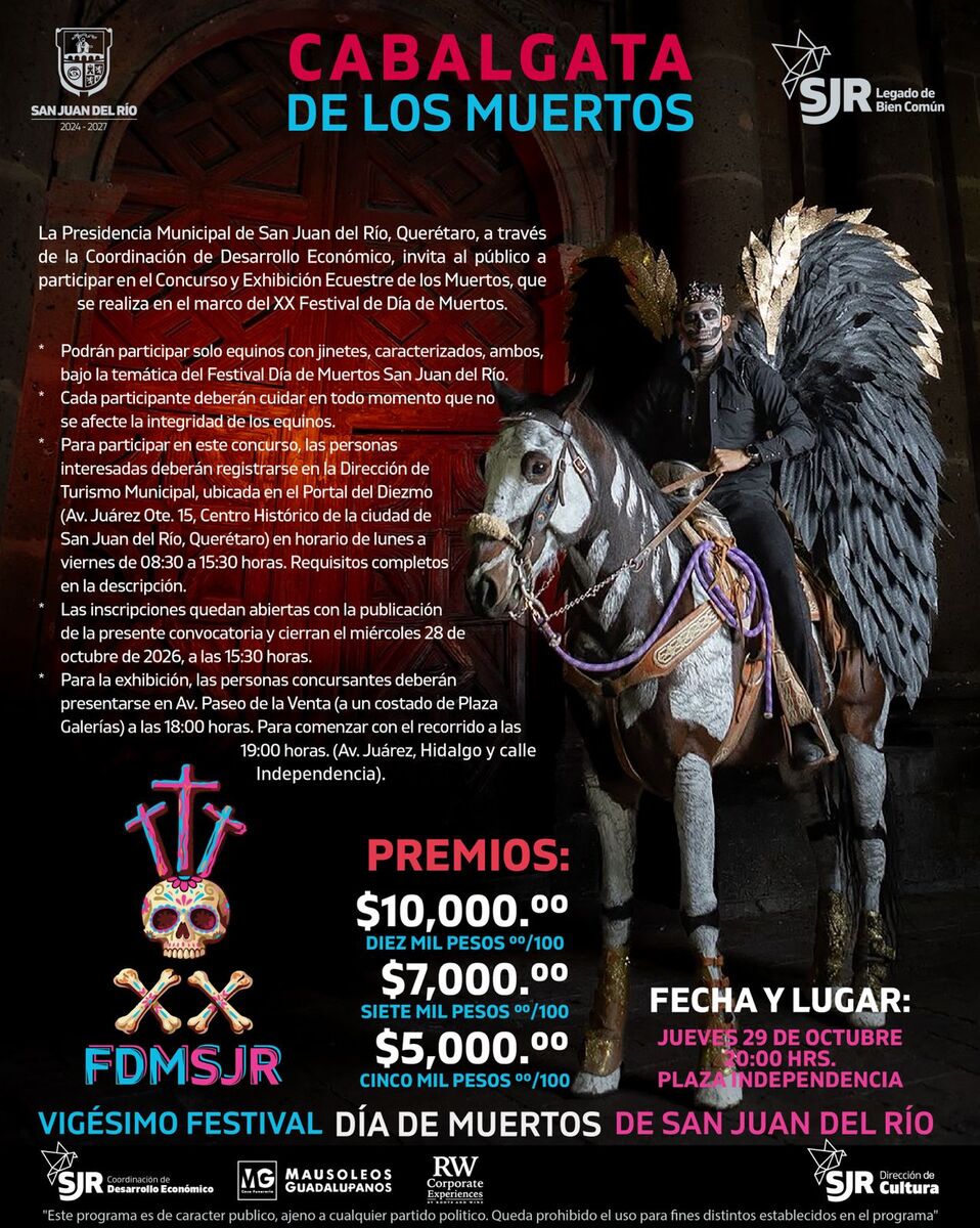 San Juan del Río abre concursos del Festival de Muertos 2026 4 San Juan del Río abre concursos del Festival de Muertos 2026