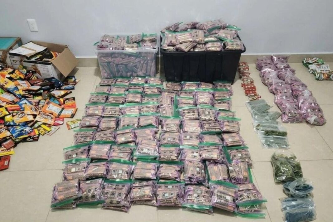 Aseguran marihuana en comestibles tras operativo en Mazatlán