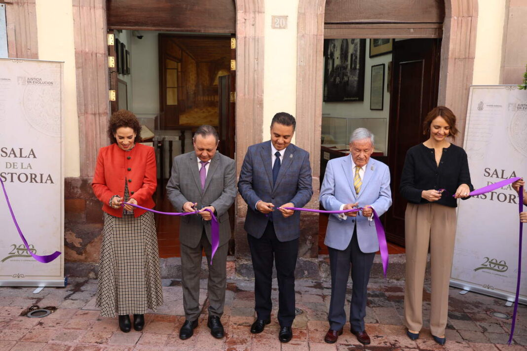 Autoridades inauguran Sala de la Historia del Poder Judicial en Querétaro