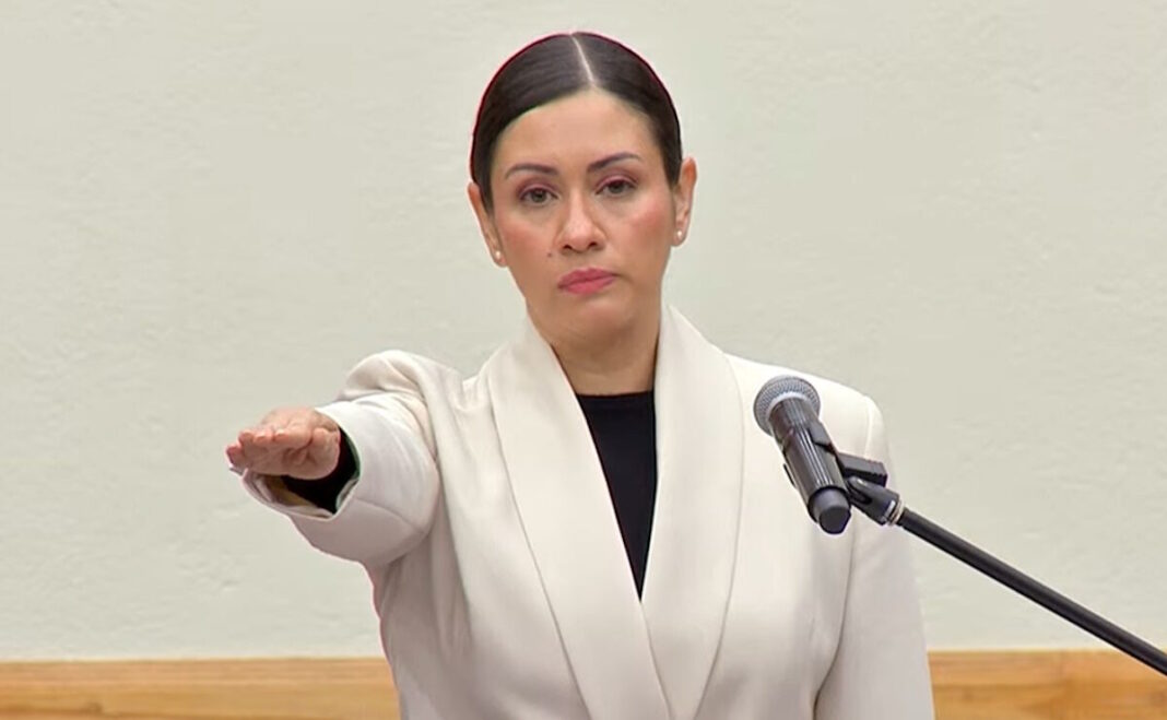 Blanca Cruz rinde protesta como consejera presidenta provisional del INE