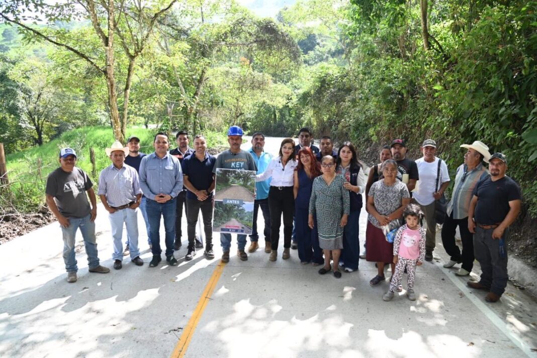 CEI concluye tercera etapa de obras en camino Neblinas-El Humo en Landa de Matamoros