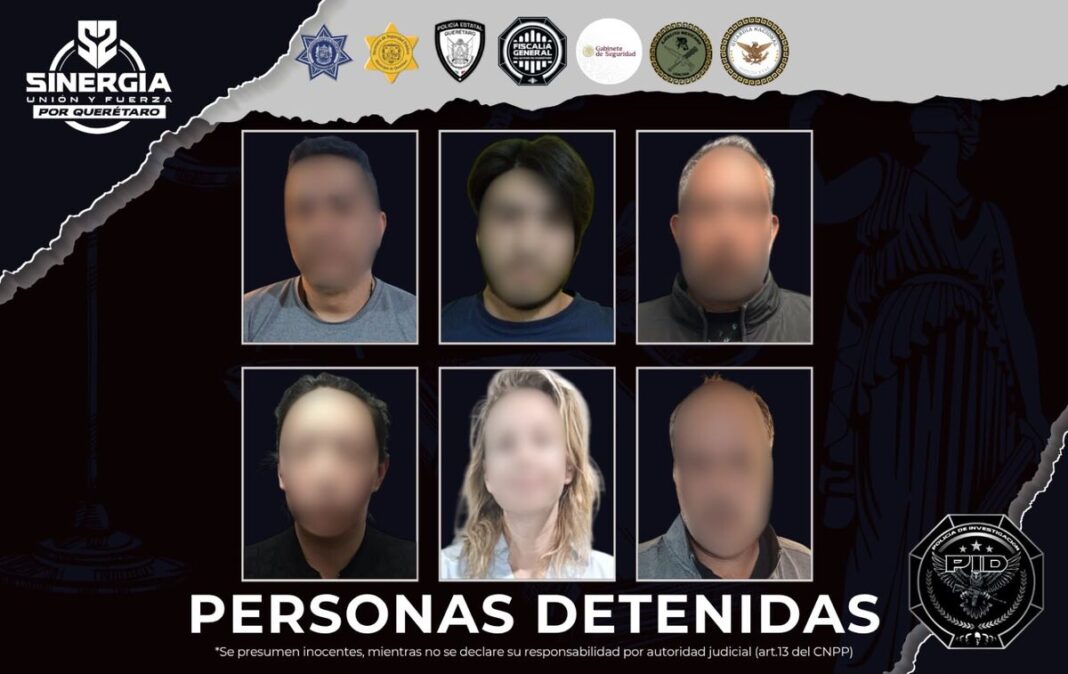 Detienen a seis personas en cateos simultáneos en Querétaro y Corregidora