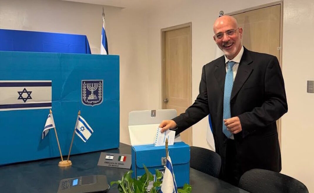 Embajada de Israel en México realiza votación anticipada para elecciones parlamentarias