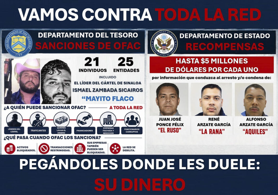EU incluye a exfuncionarios de Baja California y al exesposo de la gobernadora en sanciones contra red de La Mayiza