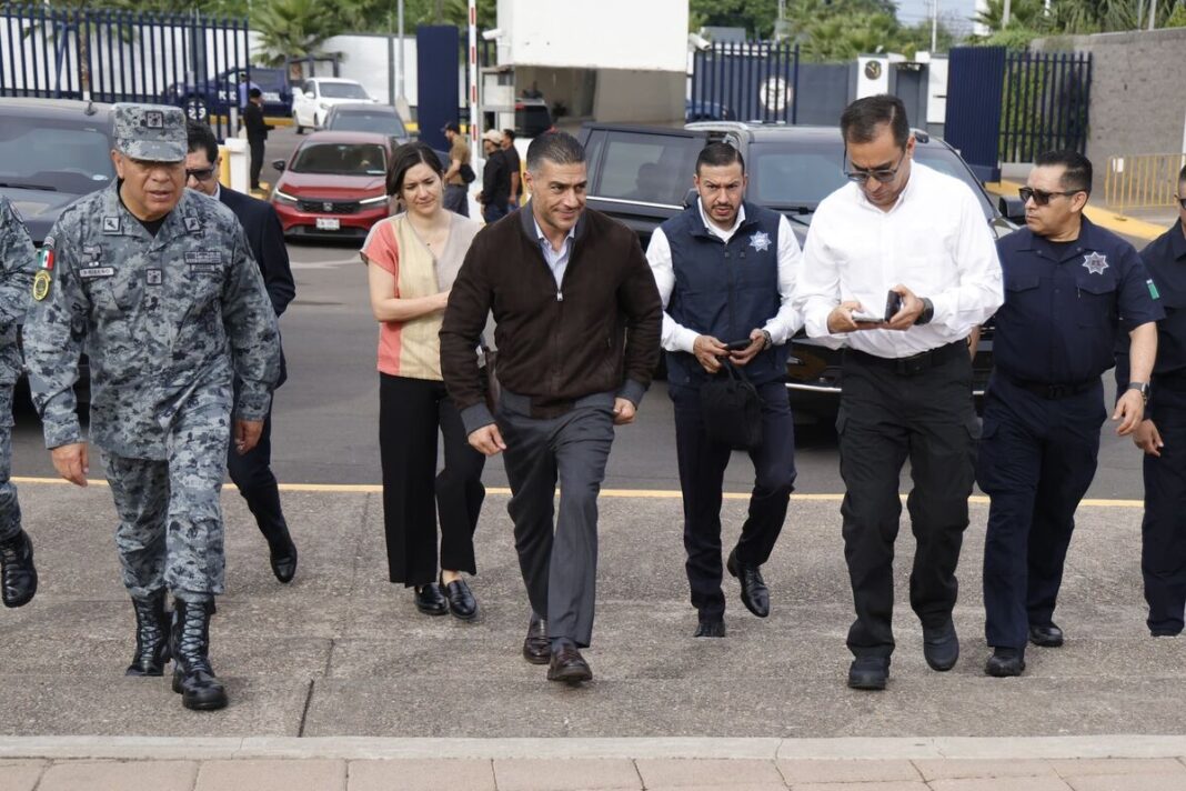 Harfuch supervisa la seguridad en Sinaloa y anuncia evaluaciones diarias