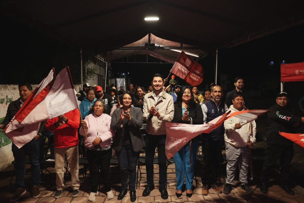 Héctor Magaña arranca rehabilitación de tres calles en Los Cerritos