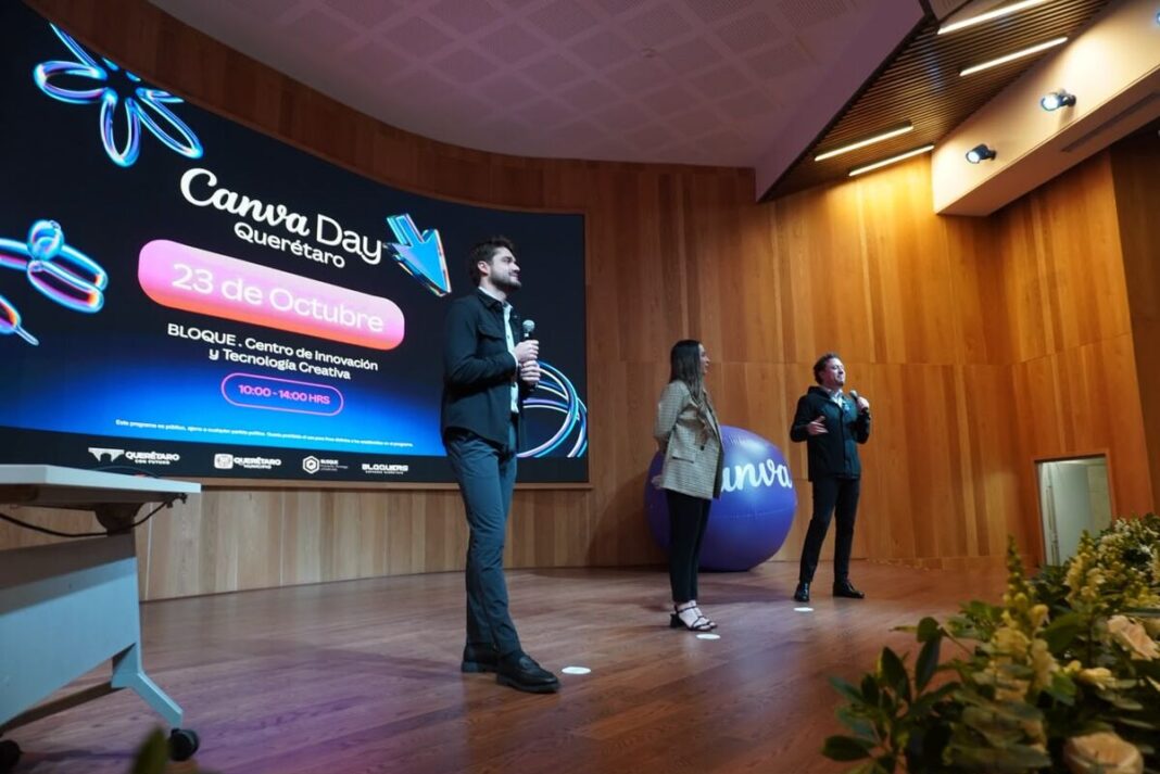 Inaugura Municipio Sala Canva durante Canva Day en BLOQUE