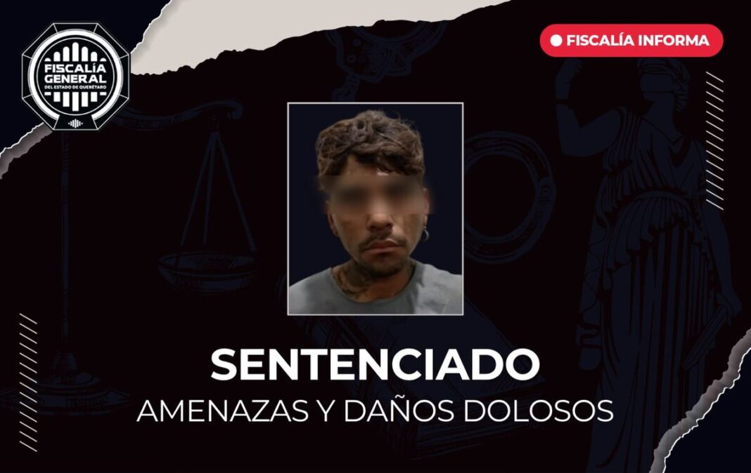 Sentencian a Manuel “N” a tres años de prisión en Corregidora