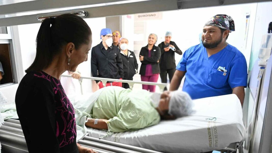 Sheinbaum supervisa hospitales en construcción y el Materno Infantil en Chetumal