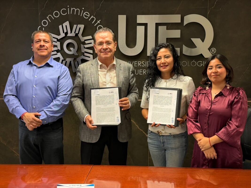 UTEQ y Prefabricados SBT firman convenio para desarrollar EcoBlock en Querétaro
